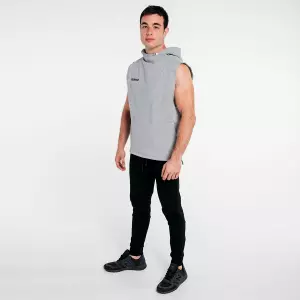 Sudadera sin Mangas RLTD. Gris. XL