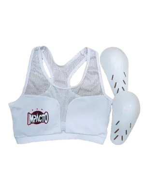 Protector pectoral femenino(top+copas de proteccion) BOXEO