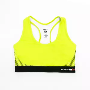 Sujetador deportivo ProWear. Amarillo Neón. L
