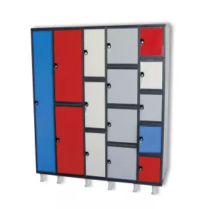 TAQUILLA PLASTICO  COLORES PUERTA: AZUL.ROJO.BEIGE.GRIS