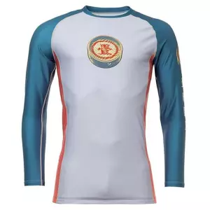 Tatami Myth Series Cat Koi Rash Guard Blanco camiseta compresion