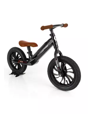 Tech Balance Bike RACER con ruedas de aire- Negra/roja