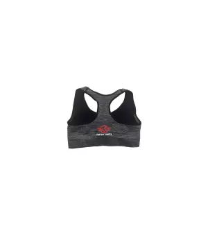 TOP FEMENINO GRIS SUJETADOR DEPORTIVO