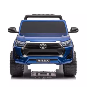 Coche eléctrico para niños Toyota Hilux 24V Biplaza con mando para padres BLANCO/AZUL#