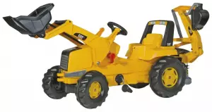 Tractor Cat Con Pala Delantera Y Excavadora Trasera