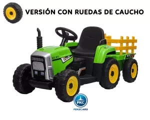 Tractor Eléctrico Blow Truck 12V Rojo/VERDE/AZUL/ROSA INFANTILTRACTOR ELÉCTRICO PEKETRAC 5100 12V ROJO