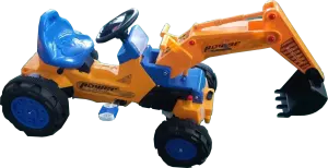 Tractor a Pedales Power Superior con Pala Excavadora Delantera