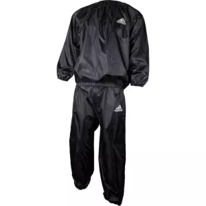 TRAJE ADIDAS "SAUNA" NEGRO 100% POLIÉSTER