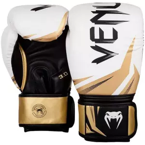 Venum Challenger 3.0 Boxing Gloves Blanco-Oro guantes boxeo