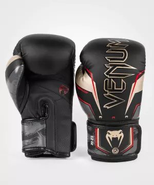 Venum Elite Evo Boxing Gloves Black-Gold