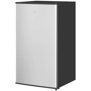 Mini Nevera Silenciosa 91 L Clase E con Temperatura Regulable 5 Niveles Puerta Reversible Estantes Ajustables Negro