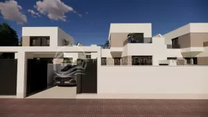 Villa con piscina, orientación sur en San Fulgencio