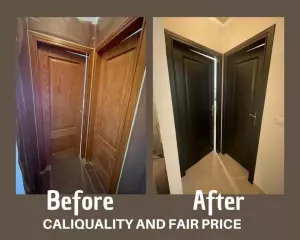We spray doors, wardrobes, kitchens and more