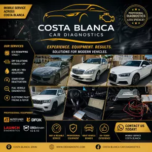 Diagnóstico de coches y programación ECU – Servicio móvil
