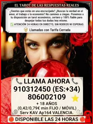 TAROT/MAGIA /VIDENCIA 910312450/806002109