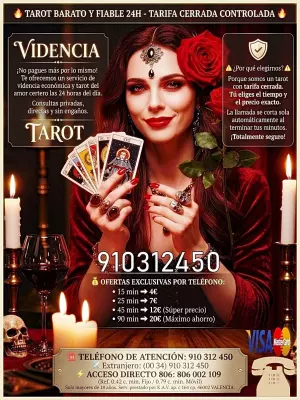 Vidente Real Y Tarotista Sin Rodeos Oferta visa Tarot España