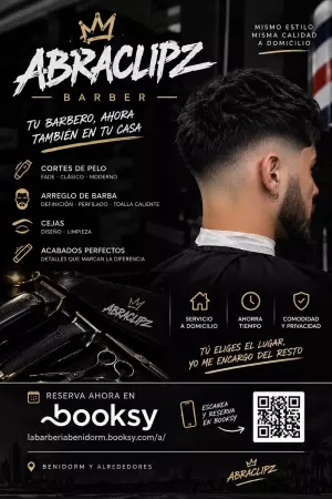 BARBERIA A DOMICILIO EN BENIDORM