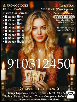 4€ 15 vidente nativa experta cartomante 8€ 30min.