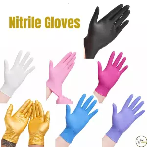 Guantes de nitrilo, guantes de vinilo, guantes de látex, toa