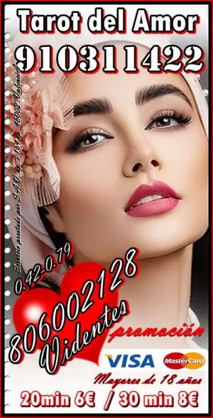Consulta 100% Segura: Tarot Visa 4€ en el 910311422
