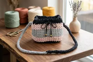Carteras tejidas a trapillo