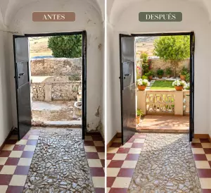 Casa tradicional situada en La Lapa (Badajoz),