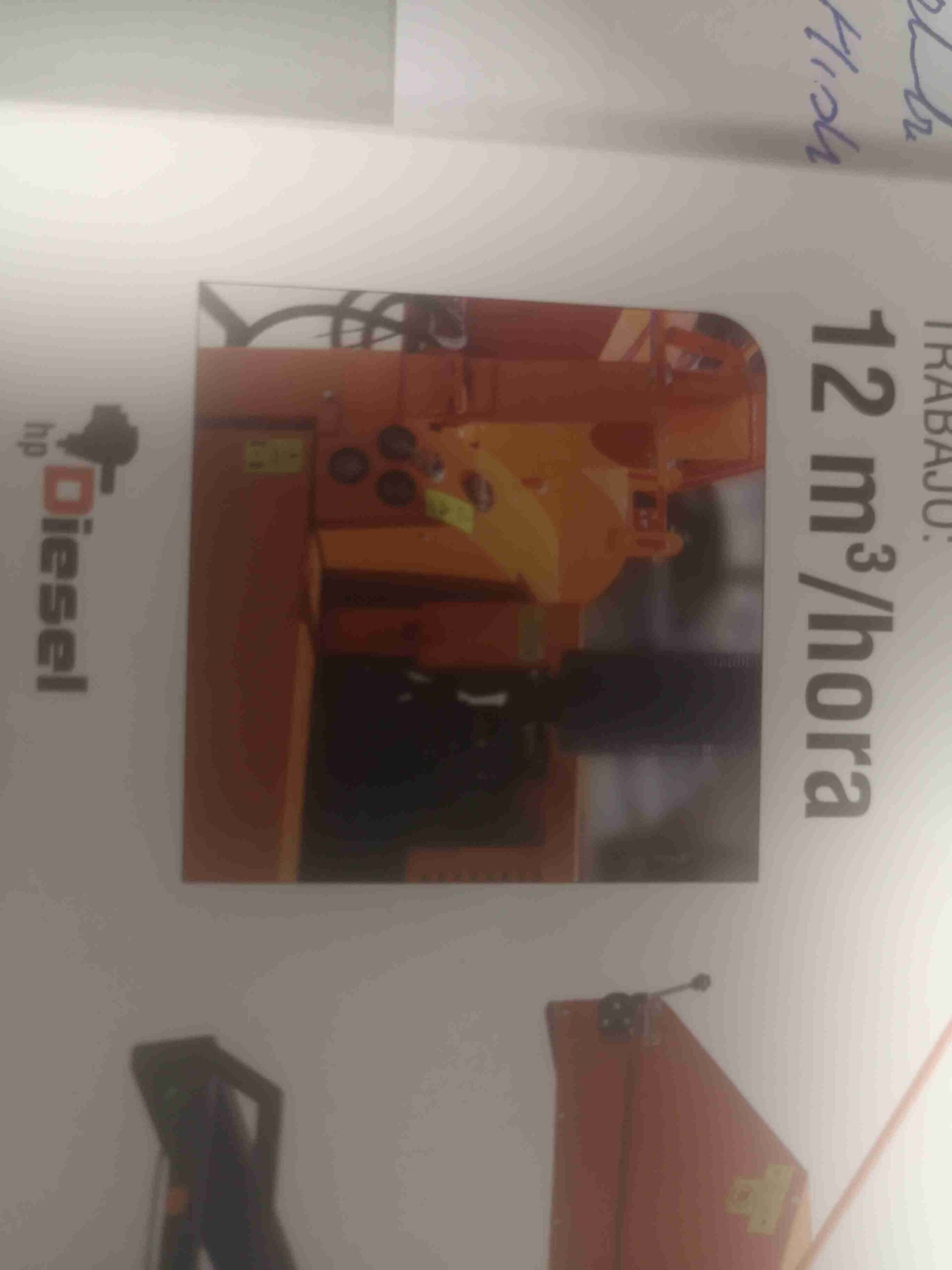 Biotrituradora a motor diesl