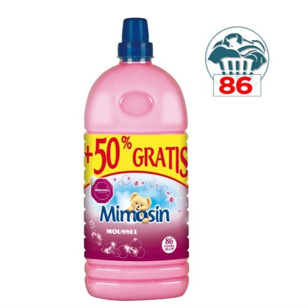 MIMOSÍN SUAVIZANTE CONCENTRADO MOUSSEL 86 LAVADOS