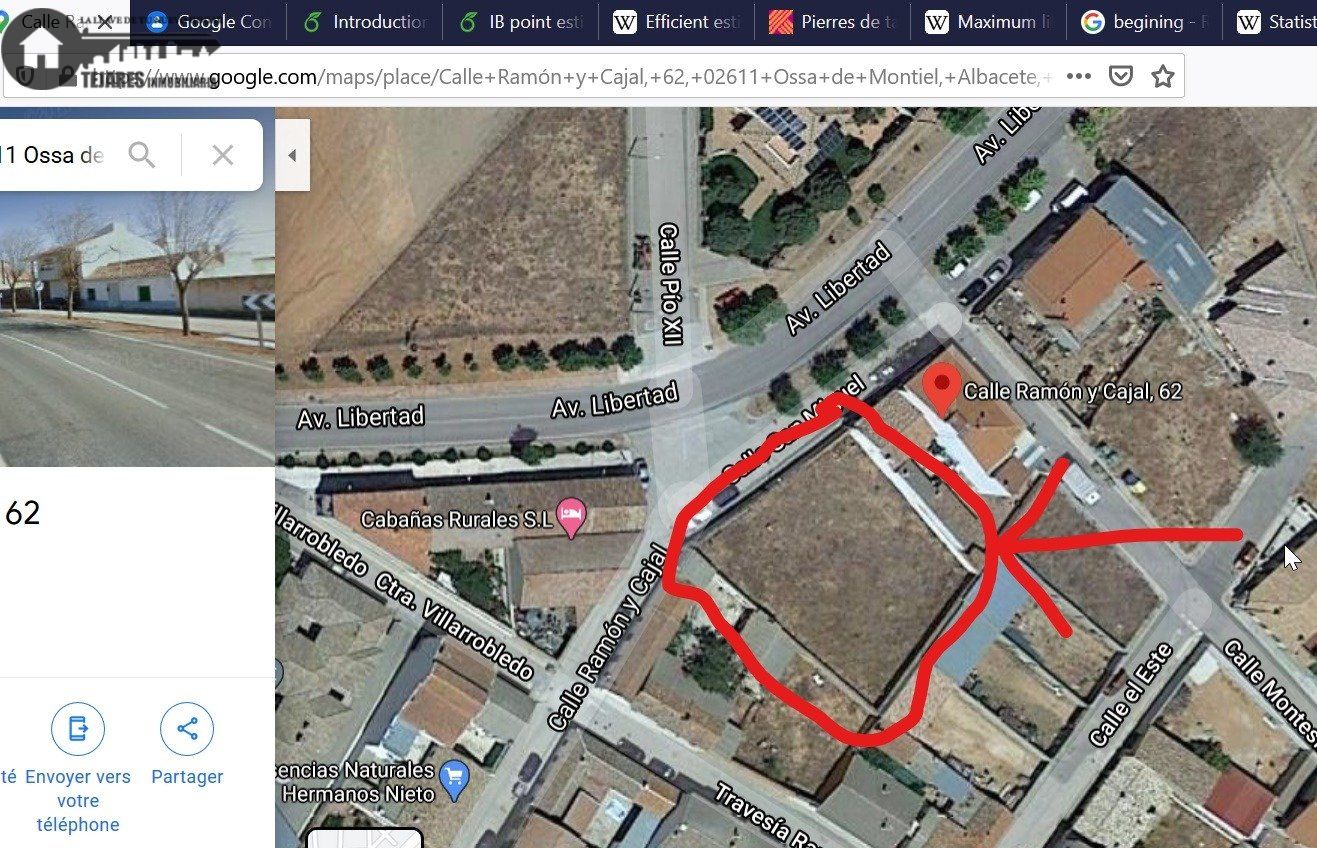 terreno urbano en Ossa de Montiel. F043