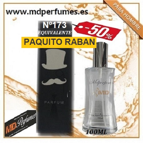 Oferta Perfume Hombre PAQUITO RABAN n173 Alta Gama 100ml