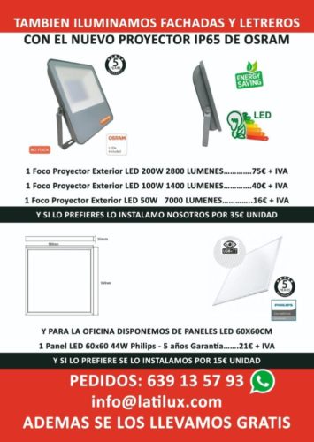 Iluminación LED de todo tipo
