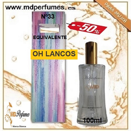 Oferta 10€; Perfume mujer OH LANCOS  Gama Equivalente