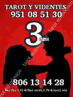 Tarot  españolas 10 minutos 3 EUR visa