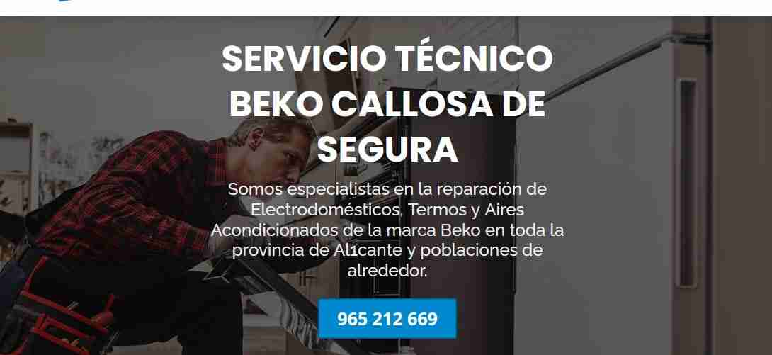 Servicio Técnico Beko Callosa de Segura 965217105