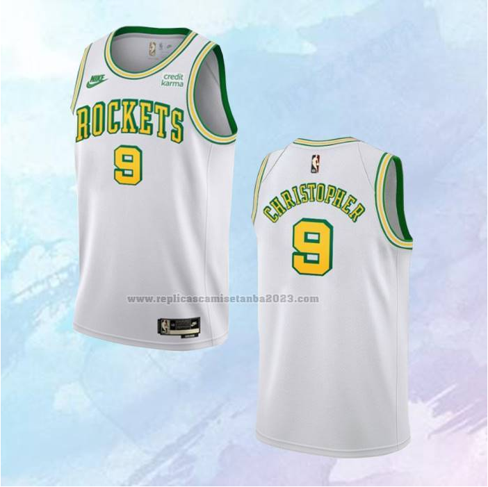 NO 9 Josh Christopher Camiseta Houston Rockets