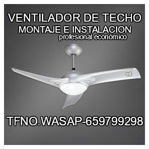VENTILADOR DE TECHO-INSTALO