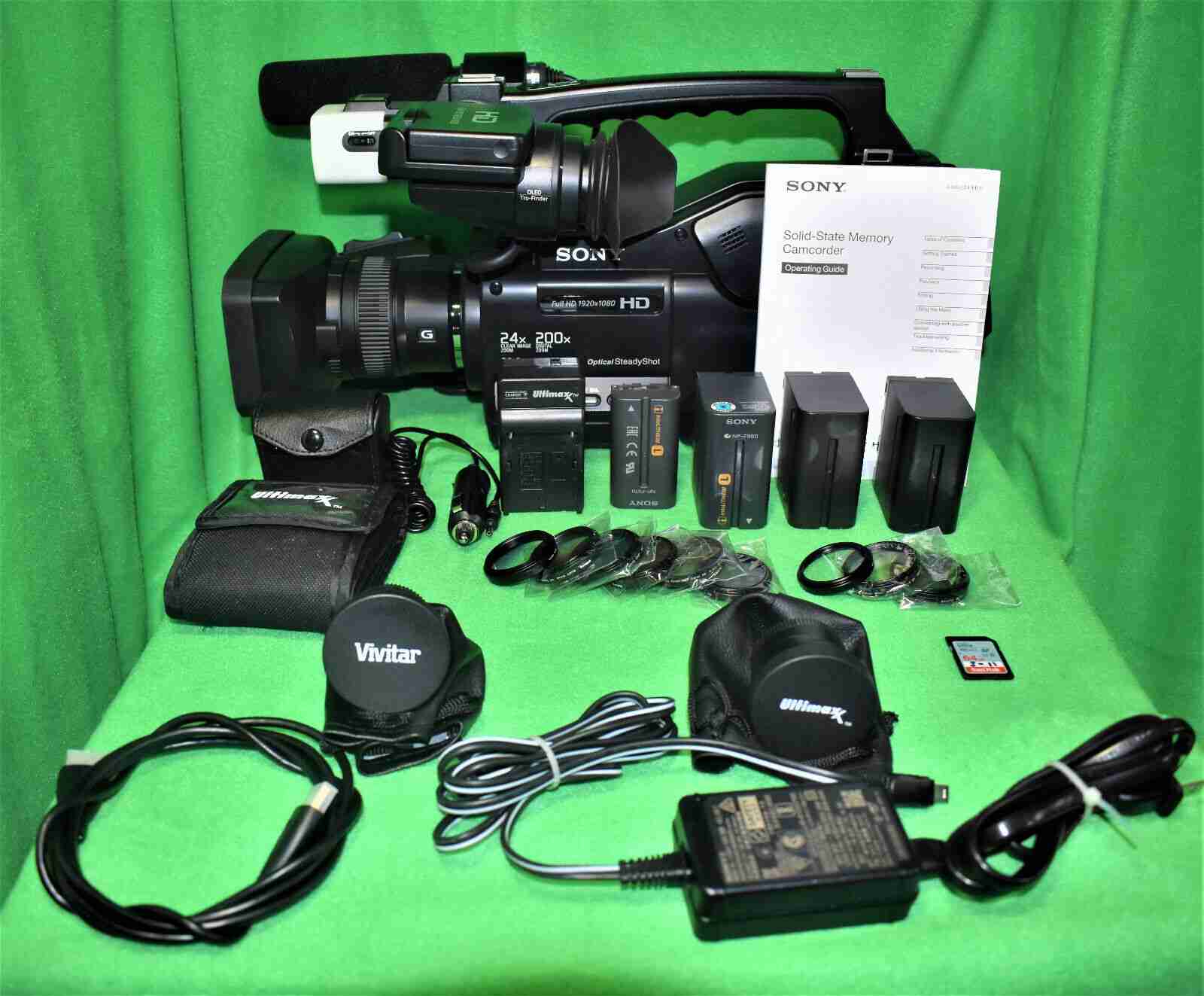SONY HXR-MC2500 AVCHD SONY HD Camcorder Handycam ext