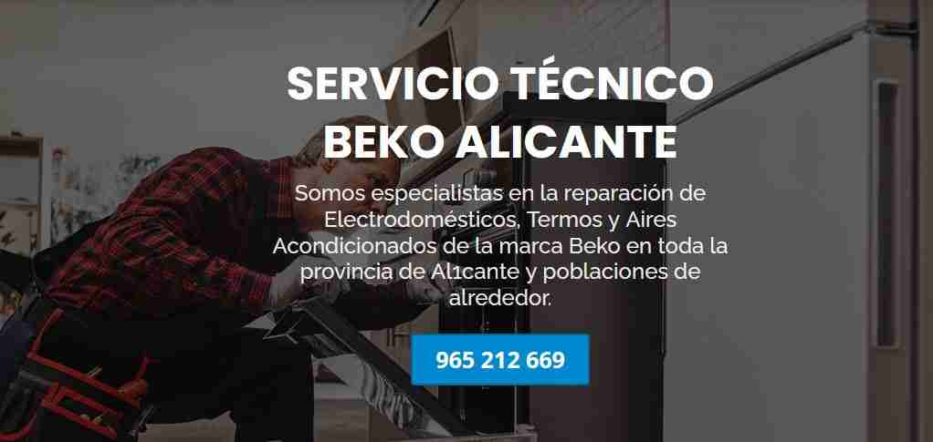 Servicio Técnico Beko Alicante 965217105