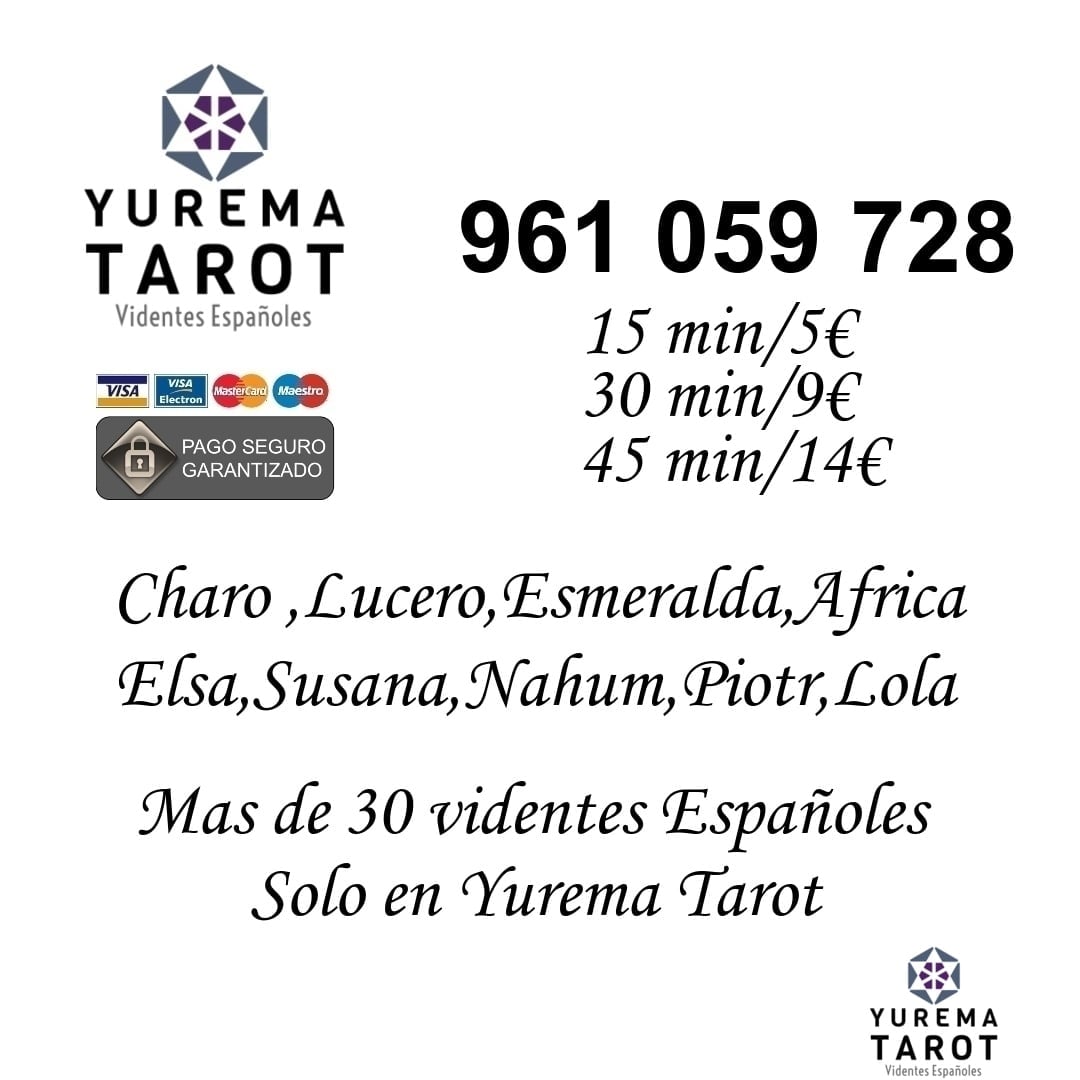 L"S MEJORE TAROTISTAS DE ESPAñA, VIDENTES, ASTROLOGIA,NUMERO