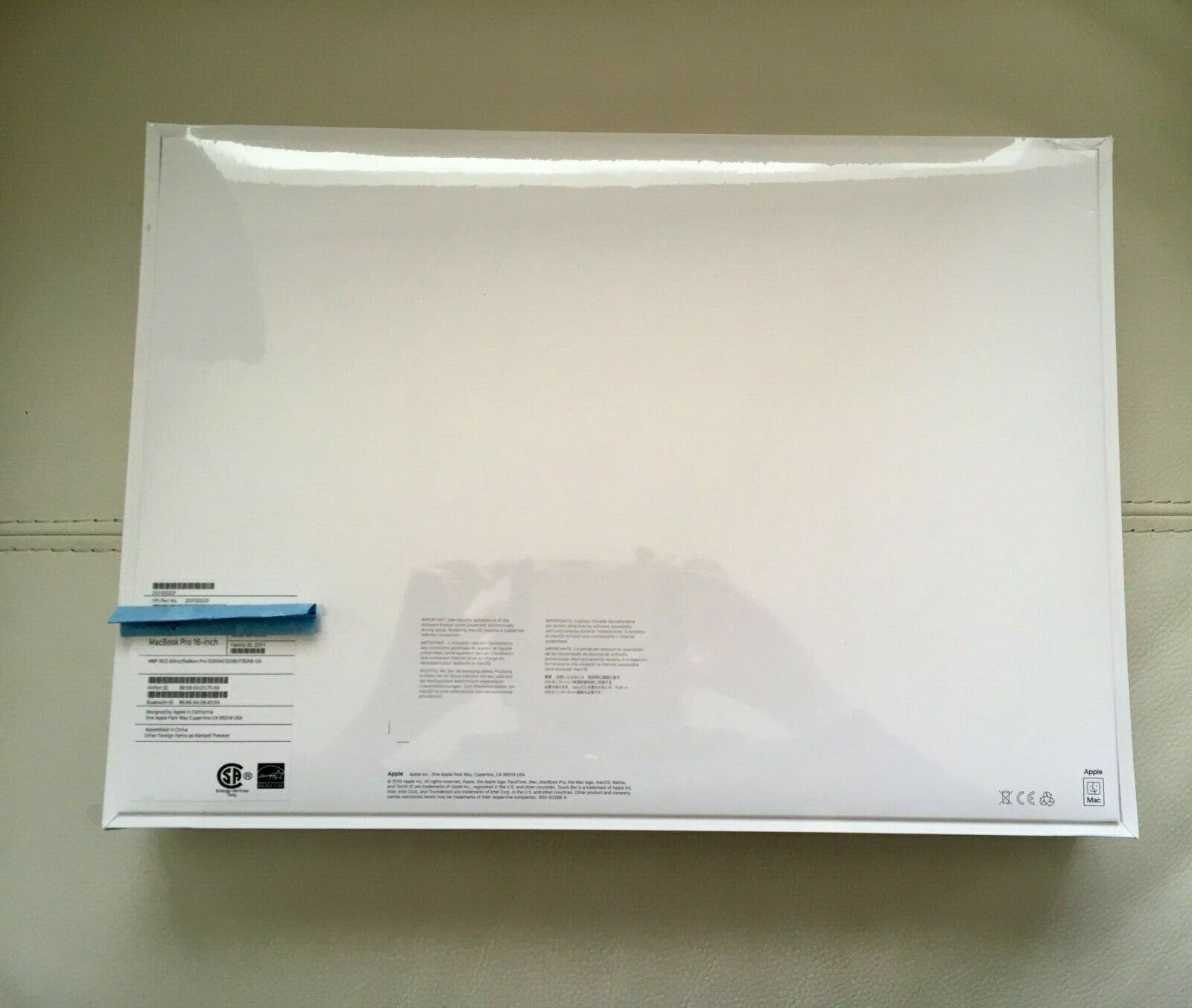 BRAND NEW SEALED MacBook Pro 16" Silver 2019 2.6GHz i7 32GB