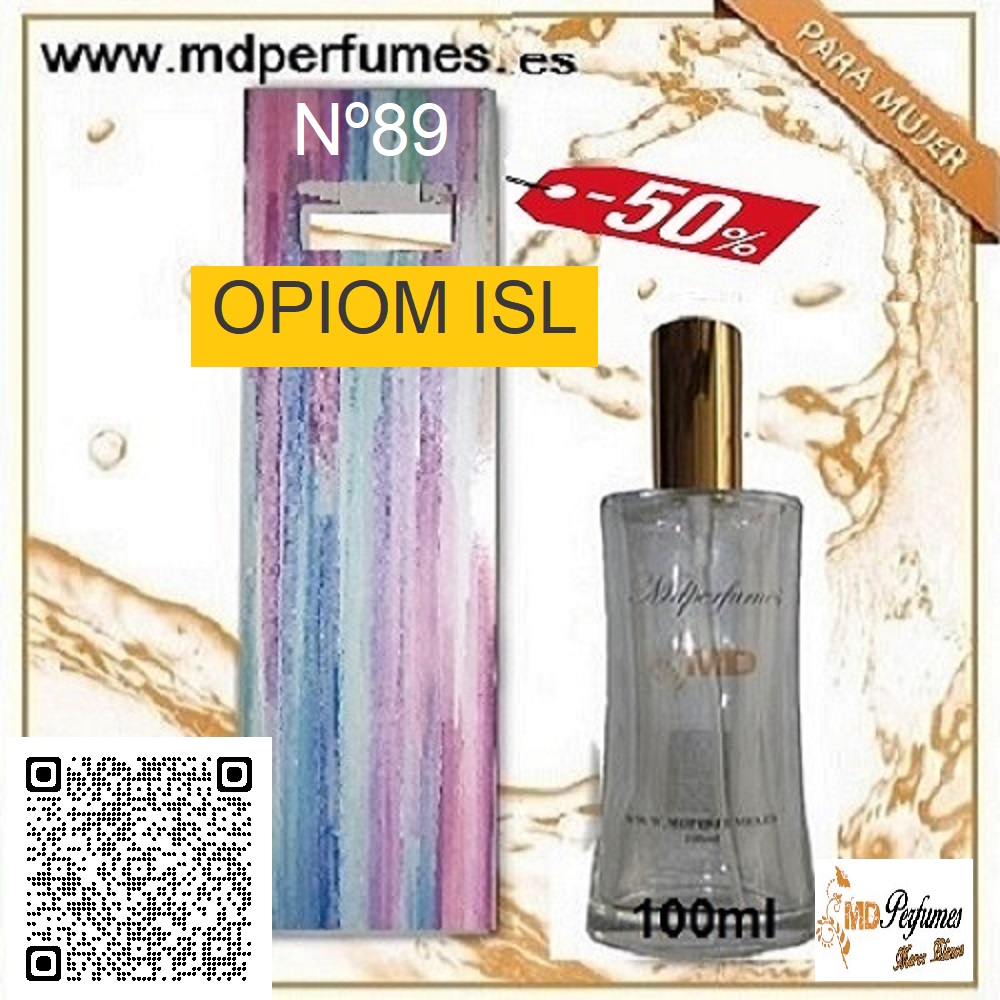 Oferta 10€; Perfume Equivalente mujer OPIOM ISL N89 Alta Gama