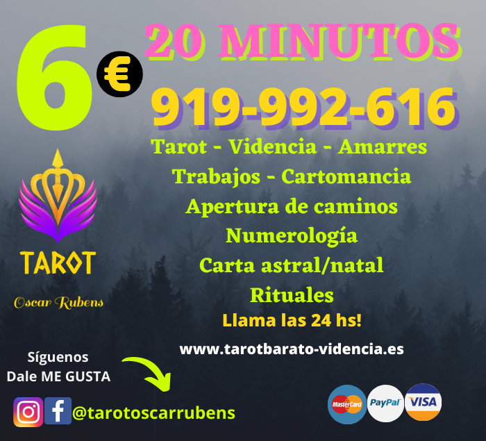 ¿Esa persona me piensa? Tarot real 6 euros 20 minutos