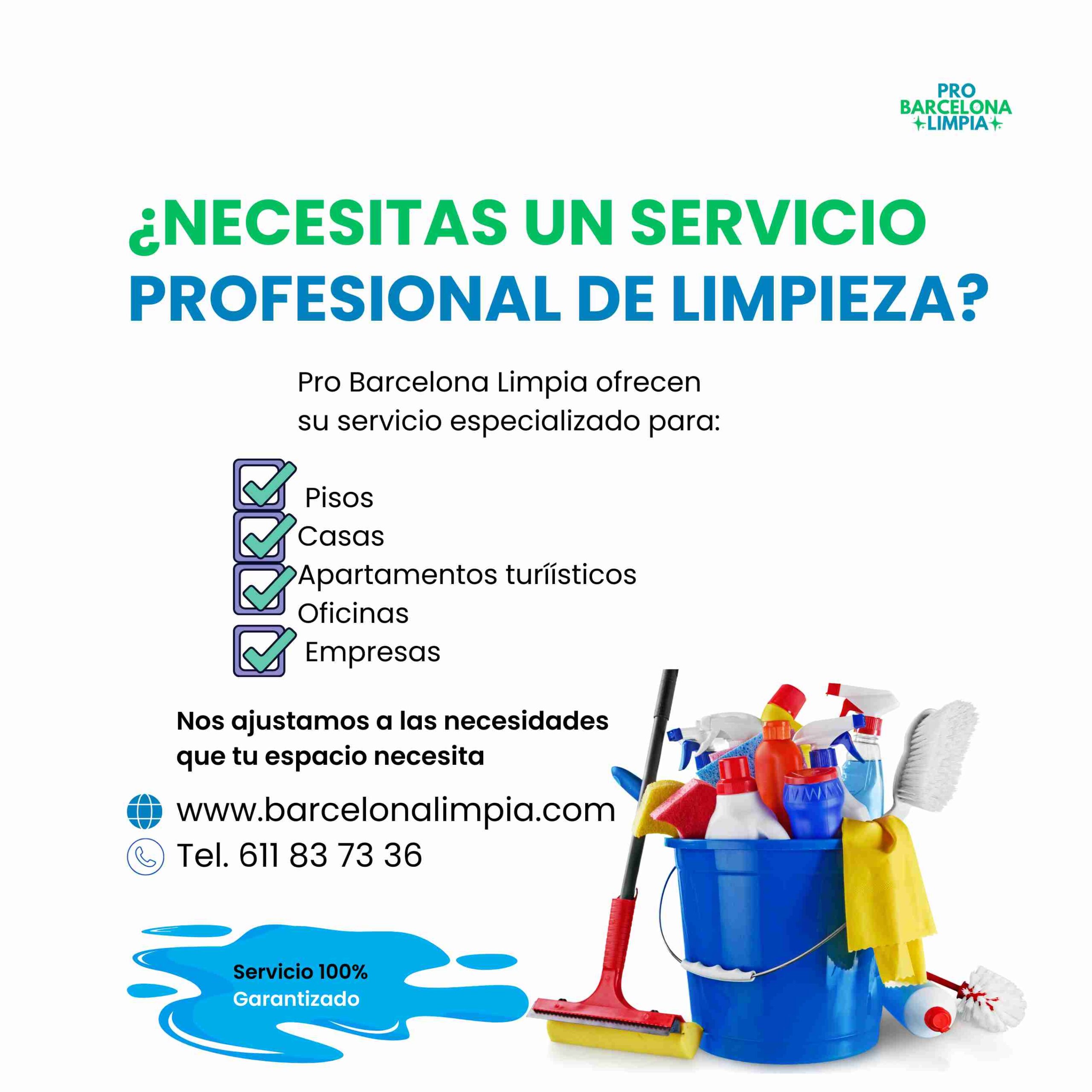 Buscas servicios de limpieza?