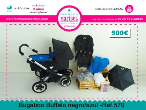 Carrito Bugaboo Buffalo negro &ndash; Ref.570