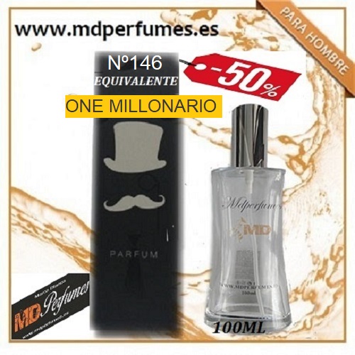 Oferta Perfume Hombre N&ordm;146 ONE MILLONARIO Alta Gama 100ml  10€;