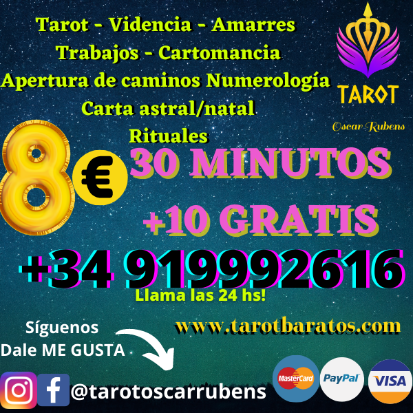 Tarot consulta de 30 minutos+10 minutos de regalo