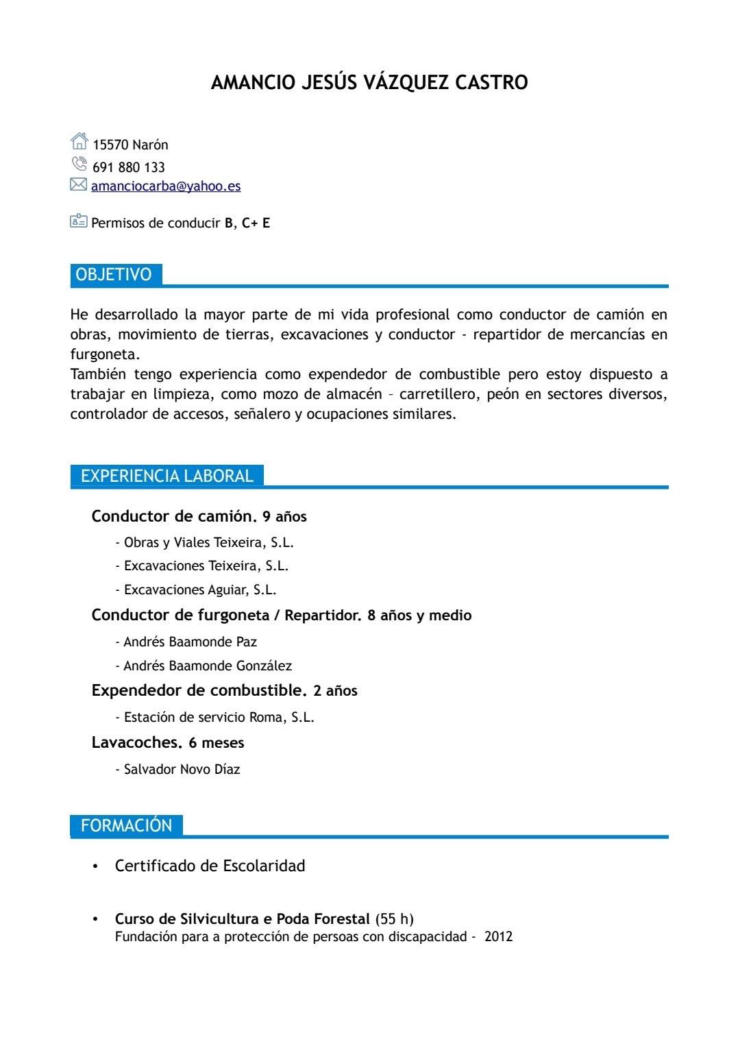 Busco trabajo de peon forestal y gardinero