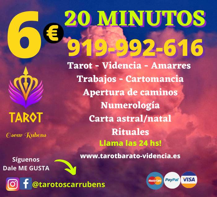 Pregunta sobre amor en tarot, videncia y más 20 minutos