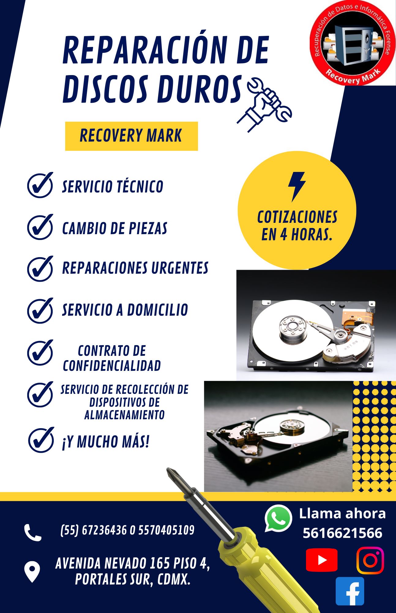 RECUPERACION DE DATOS EN ARCHIVOS DE TU DISCO DURO
