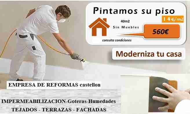 pintor en castellon de la plana - impermeabilizacion
